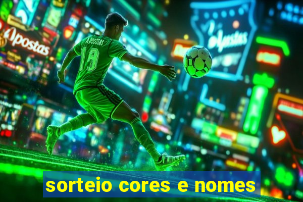 sorteio cores e nomes